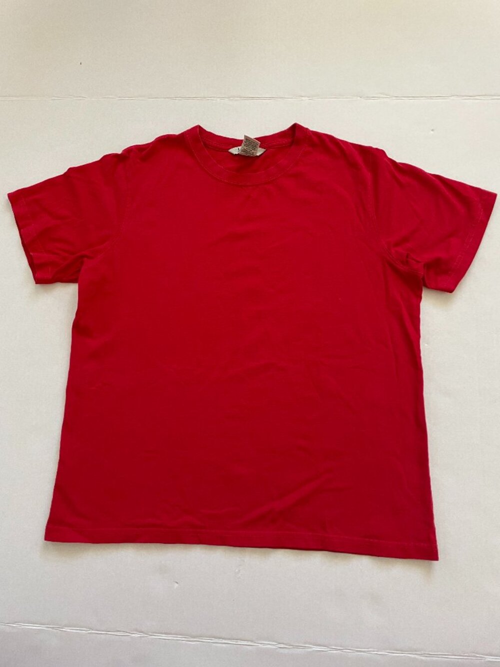 L.L.Bean Carefree Unwrinkable Red Cotton Tee – Women’s Small